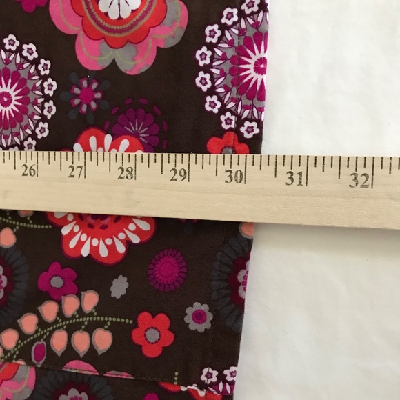 TAFFORD Scrub Top 100% Cotton Floral V-Neck Short Sleeve Women’s Plus Size 3X - Picture 15 of 16